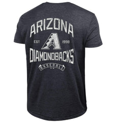 Arizona Diamondbacks Champion Vintage 3-Hit Tri-Blend T-Shirt - Black - MLB Lifestyle