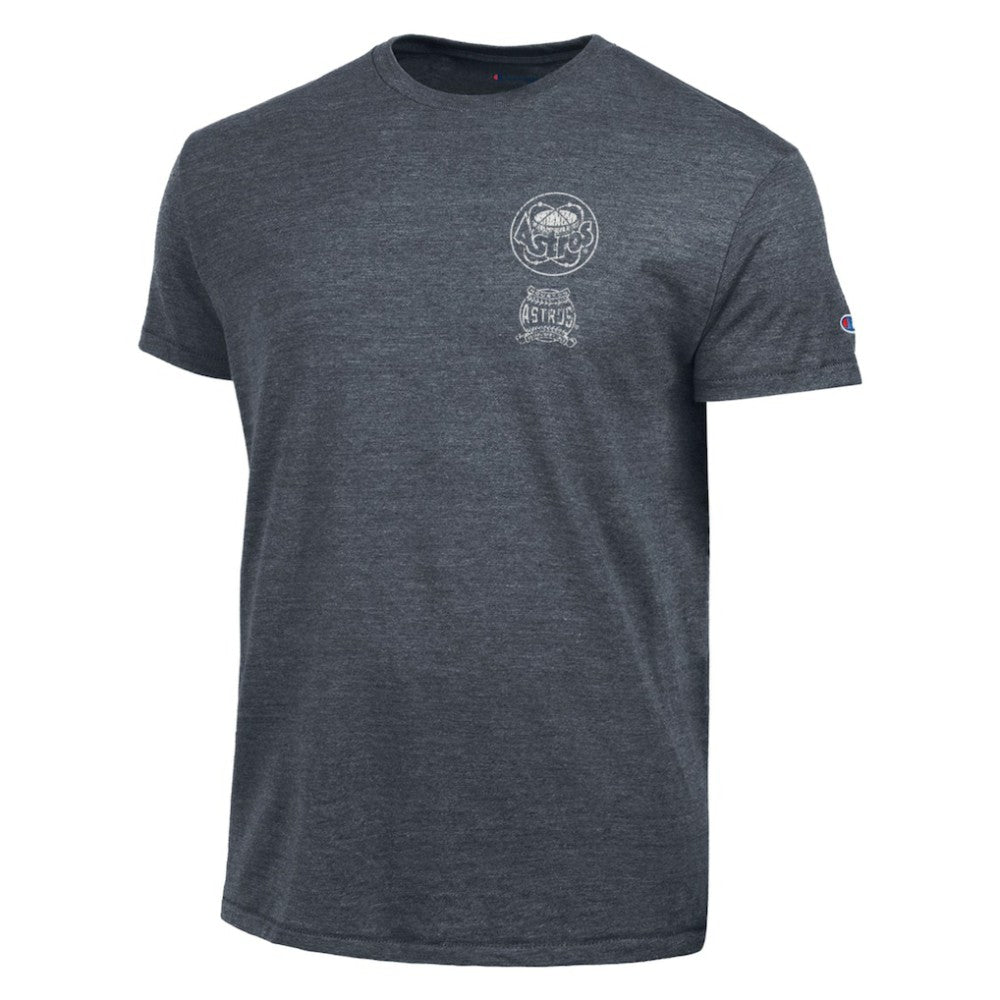 Houston Astros Champion Vintage 3-Hit Tri-Blend T-Shirt - Navy - MLB Lifestyle