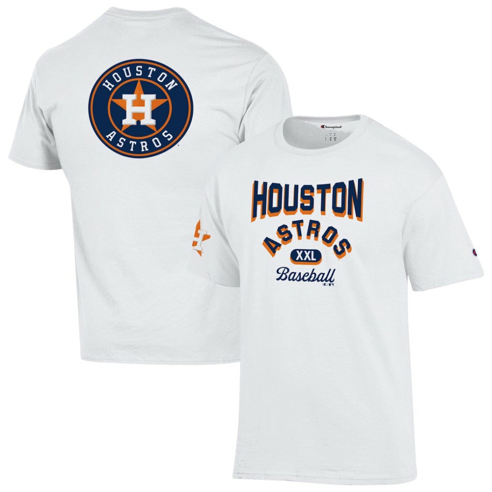 Houston Astros Champion 3-Hit Jersey T-Shirt - White - MLB Discount