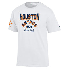 Houston Astros Champion 3-Hit Jersey T-Shirt - White - MLB Discount