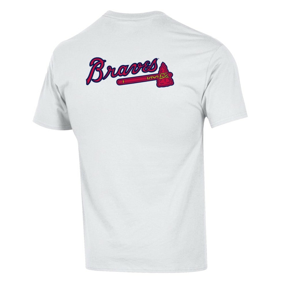 Atlanta Braves Champion 3-Hit Jersey T-Shirt - White - MLB Sale