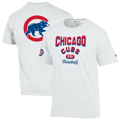 Chicago Cubs Champion 3-Hit Jersey T-Shirt - White - MLB Lifestyle
