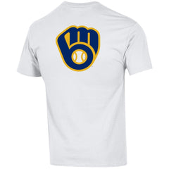 Milwaukee Brewers Champion 3-Hit Jersey T-Shirt - White - MLB on Sale