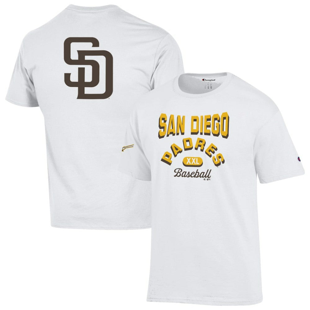 San Diego Padres Champion 3-Hit Jersey T-Shirt - White - MLB Discount