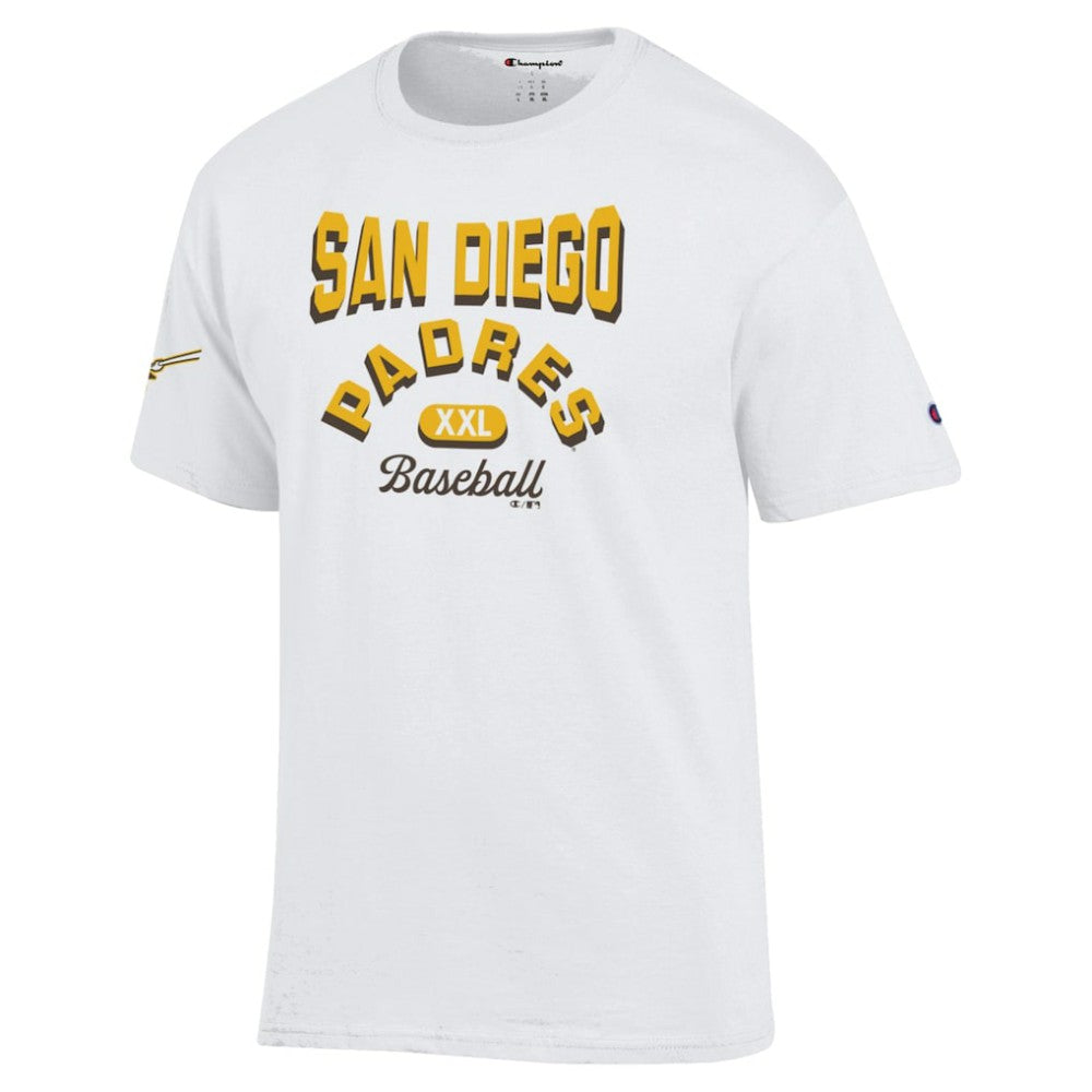 San Diego Padres Champion 3-Hit Jersey T-Shirt - White - MLB Discount