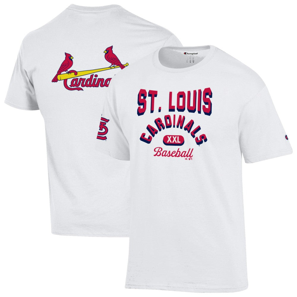 St. Louis Cardinals Champion 3-Hit Jersey T-Shirt - White - MLB Online