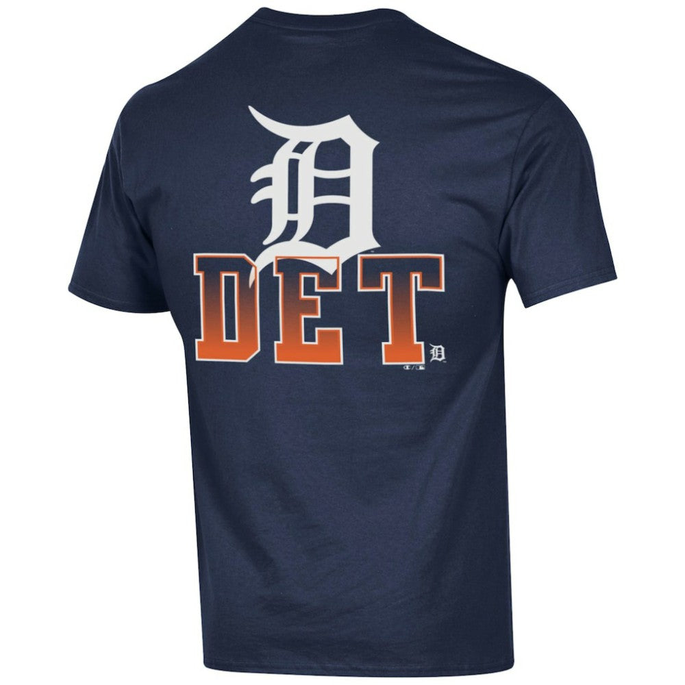 Detroit Tigers Champion Jersey T-Shirt - Navy - MLB Lifestyle
