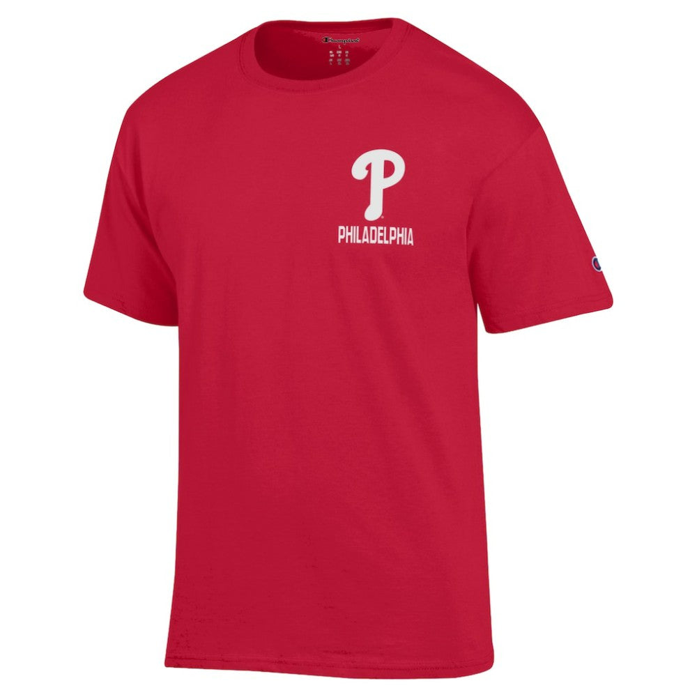 Philadelphia Phillies Champion Jersey T-Shirt - Red - MLB Sale