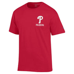 Philadelphia Phillies Champion Jersey T-Shirt - Red - MLB Sale