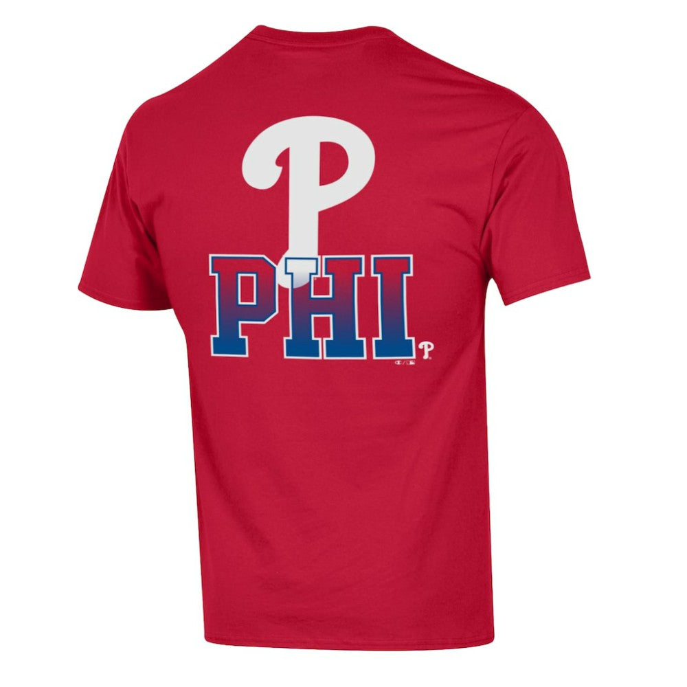 Philadelphia Phillies Champion Jersey T-Shirt - Red - MLB Sale