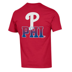 Philadelphia Phillies Champion Jersey T-Shirt - Red - MLB Sale
