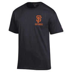 San Francisco Giants Champion Jersey T-Shirt - Black - MLB Lifestyle