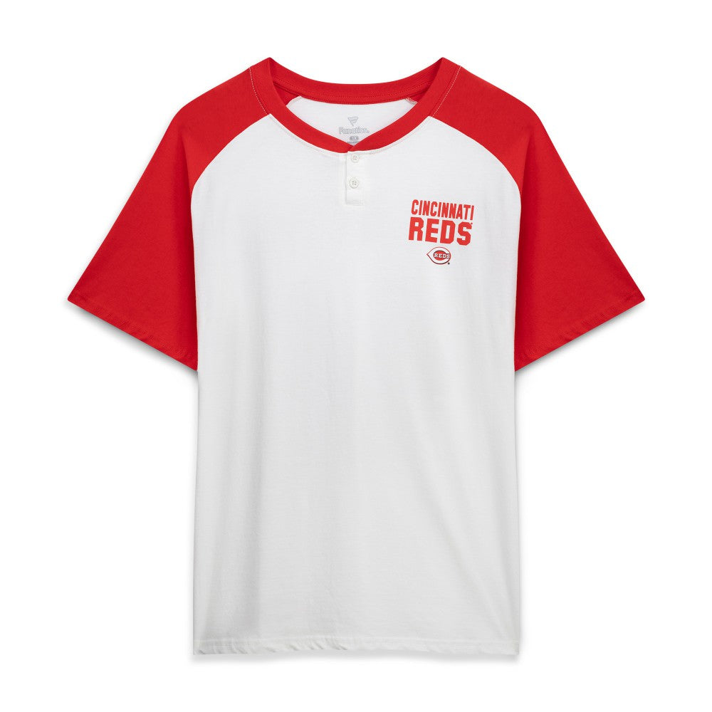 Elly De La Cruz Cincinnati Reds Profile Women's Plus Size Name & Number Raglan Henley T-Shirt - White - MLB Online