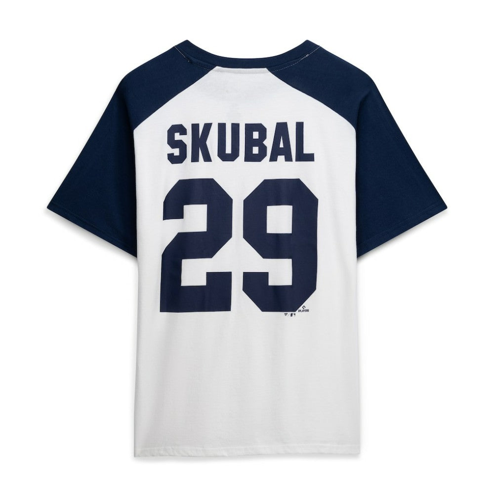 Tarik Skubal Detroit Tigers Profile Women's Plus Size Name & Number Raglan Henley T-Shirt - White - MLB Online