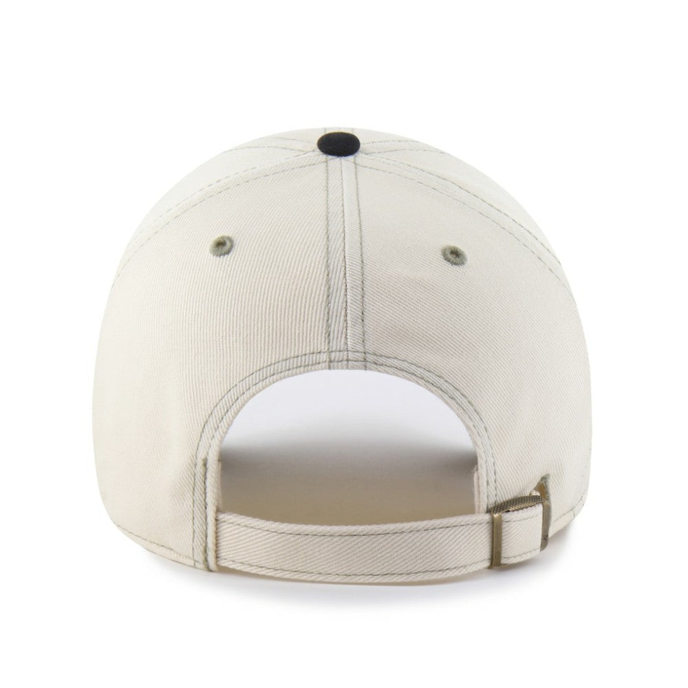 Atlanta Braves '47 Keepsake Collection Clean Up Adjustable Hat - Natural/Black - 47 brand Lifestyle