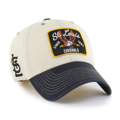 St. Louis Cardinals '47 Keepsake Collection Clean Up Adjustable Hat - Natural/Black - 47 brand Sale