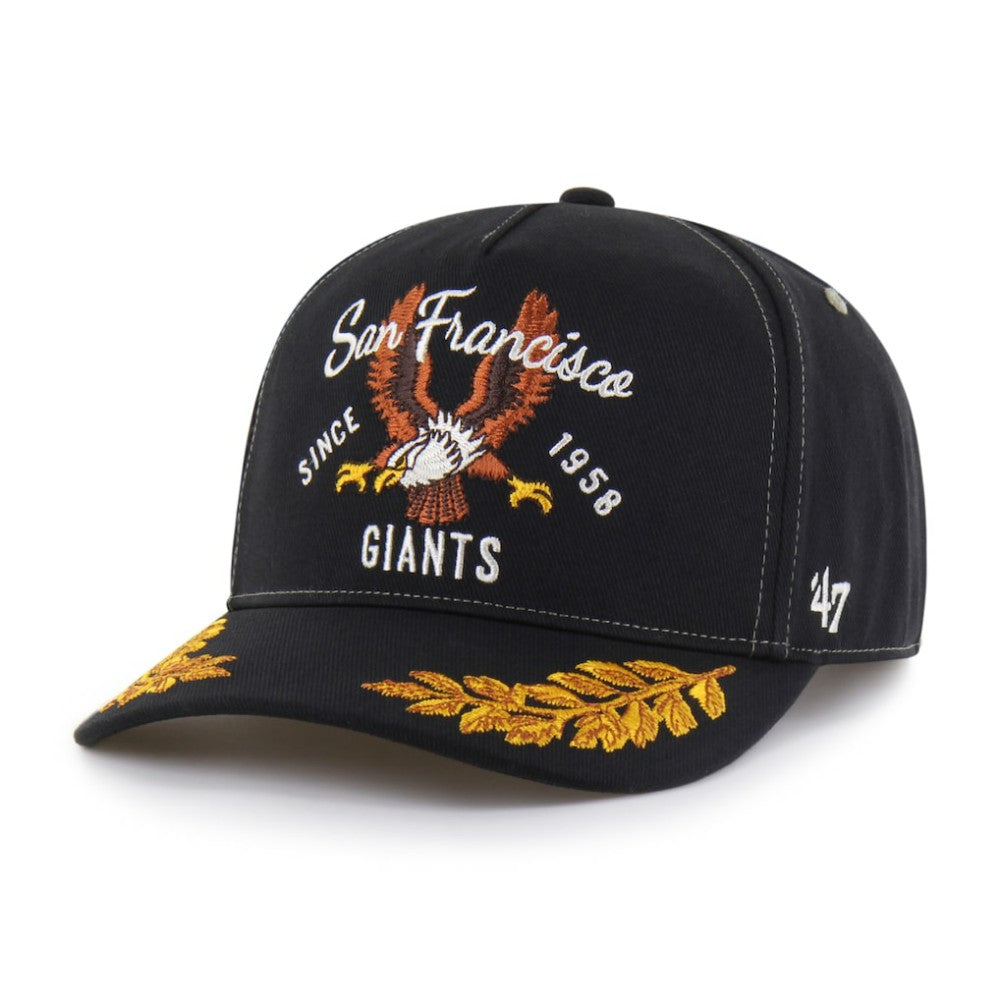 San Francisco Giants '47 Keepsake Collection Adjustable Hitch Hat - Black - 47 brand Discount