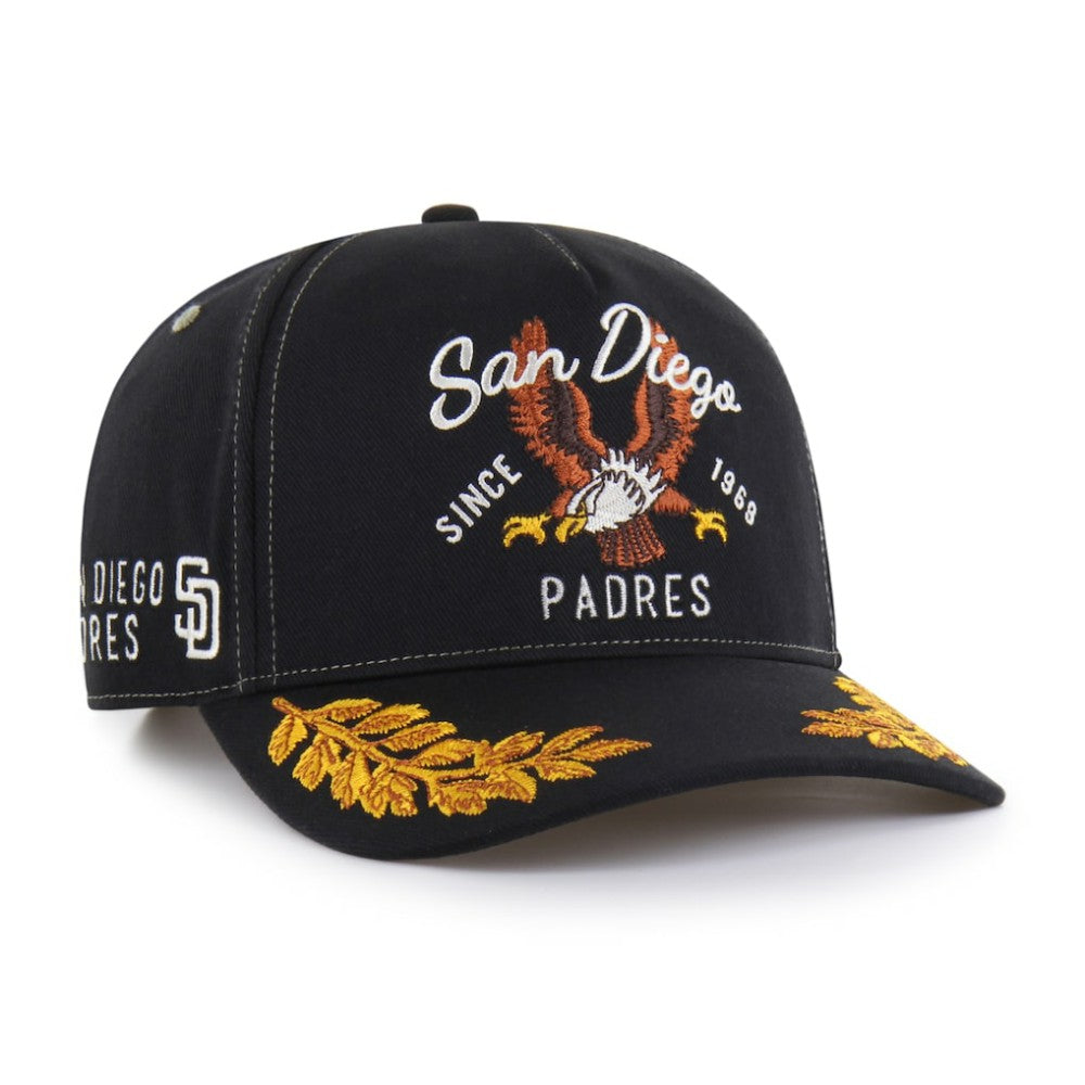 San Diego Padres '47 Keepsake Collection Adjustable Hitch Hat - Black - 47 brand Discount