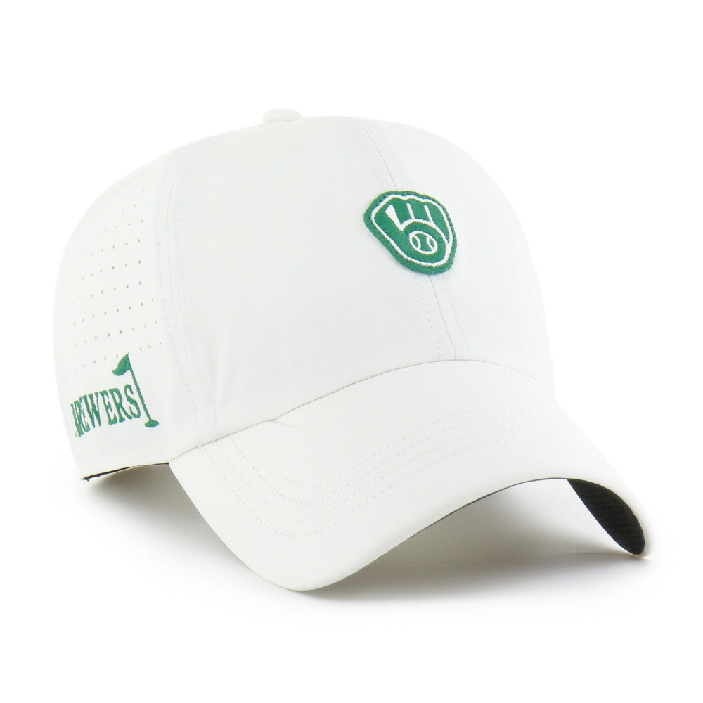 Milwaukee Brewers '47 Elevated Greens Clean Up Adjustable Hat - White - 47 brand on Sale