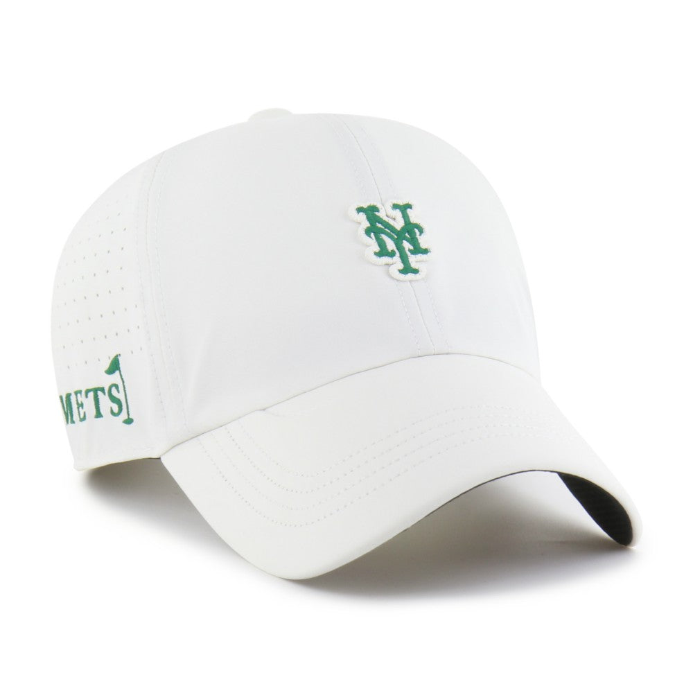 New York Mets '47 Elevated Greens Clean Up Adjustable Hat - White - 47 brand Discount