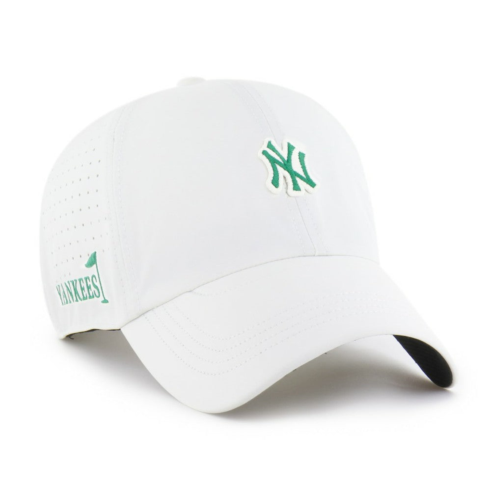 New York Yankees '47 Elevated Greens Clean Up Adjustable Hat - White - 47 brand Lifestyle