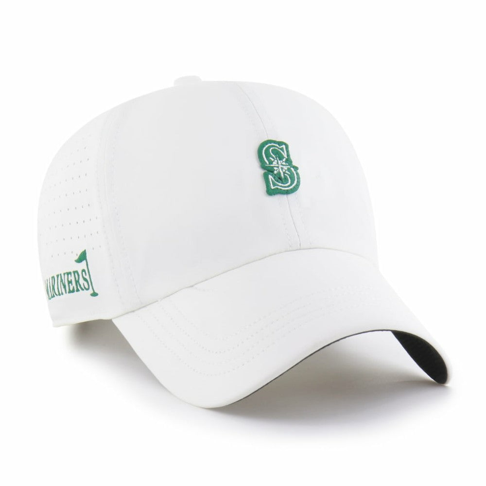 Seattle Mariners '47 Elevated Greens Clean Up Adjustable Hat - White - 47 brand Sale