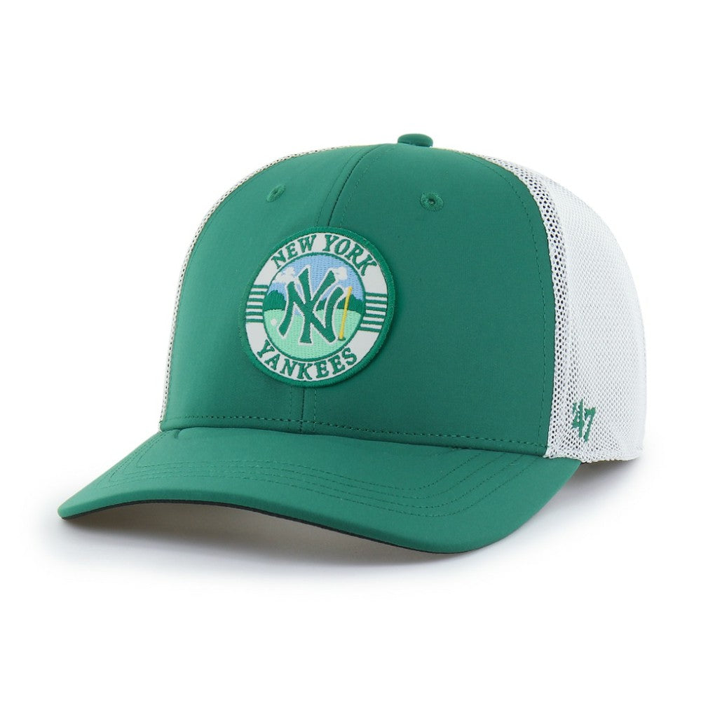 New York Yankees '47 Elevated Greens Adjustable Trucker Hat - Kelly Green/White - 47 brand Sale