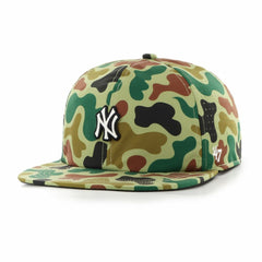 New York Yankees '47 Elevated Greens Captain Adjustable Hat - Camo - 47 brand Discount