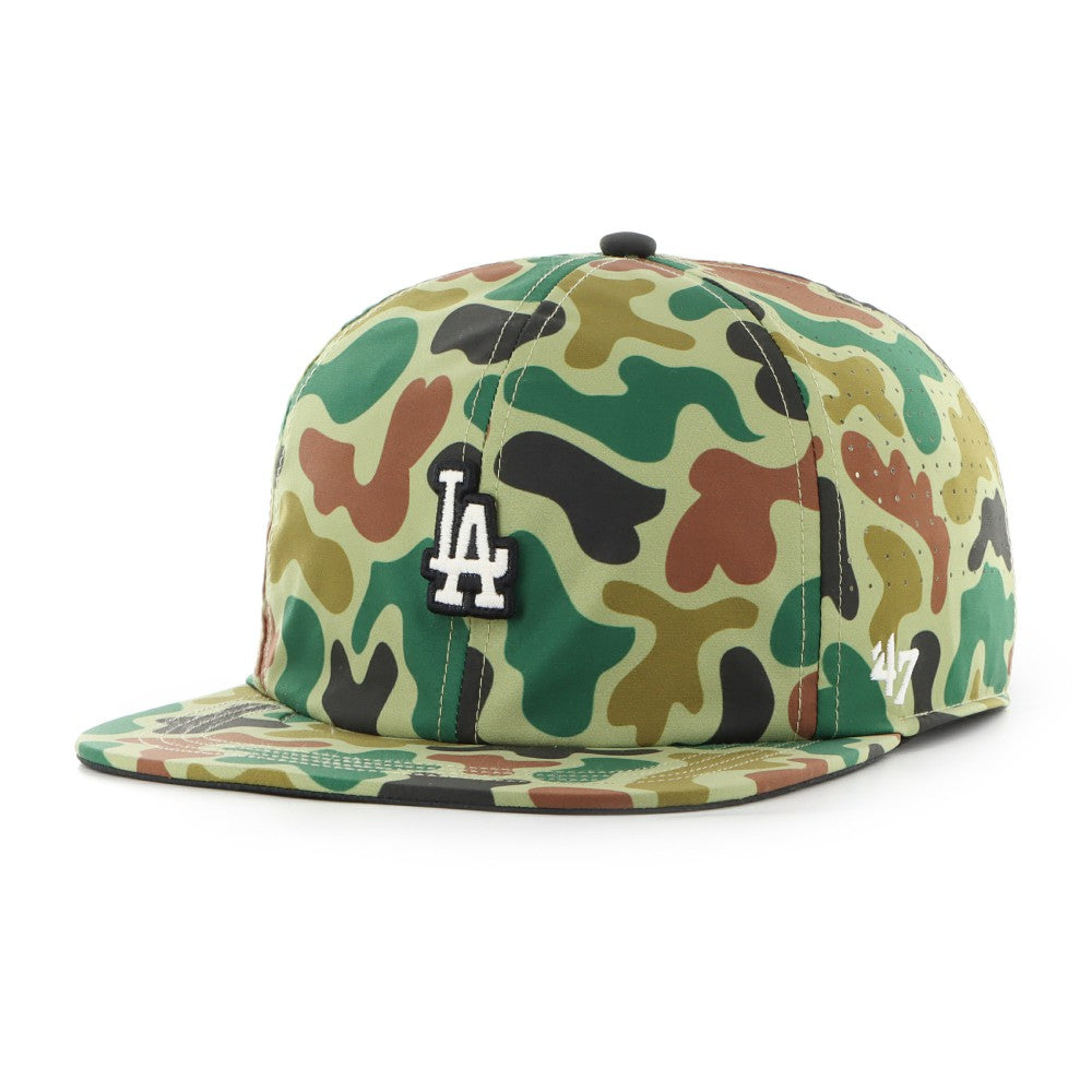 Los Angeles Dodgers '47 Elevated Greens Captain Adjustable Hat - Camo - 47 brand Discount