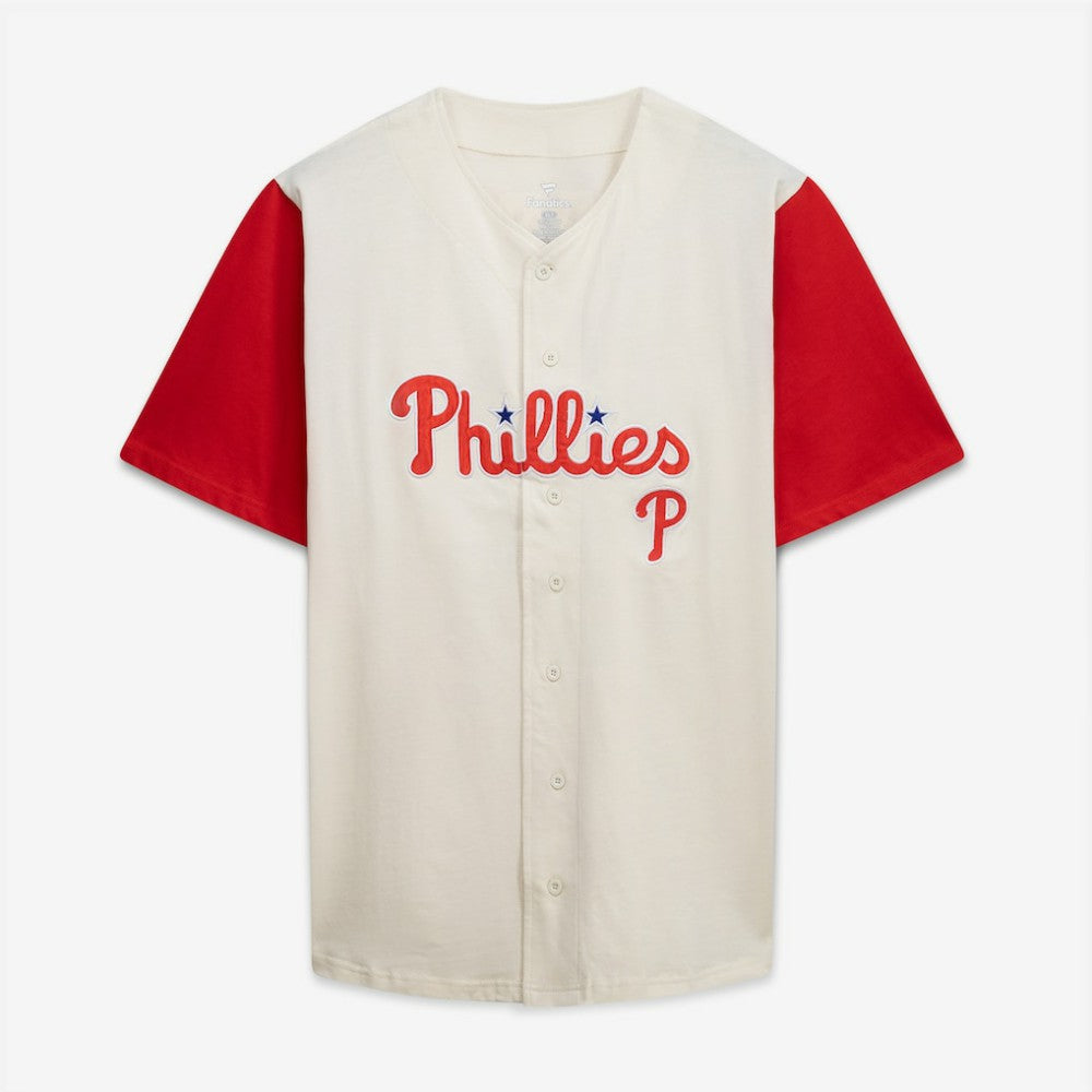 Philadelphia Phillies Profile Big & Tall Two-Color Fashion Jersey - Cream/Red - MLB on Sale