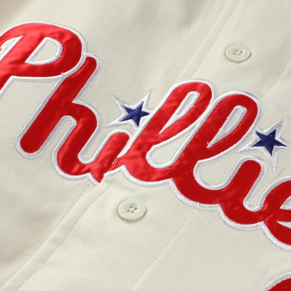 Philadelphia Phillies Profile Big & Tall Two-Color Fashion Jersey - Cream/Red - MLB on Sale