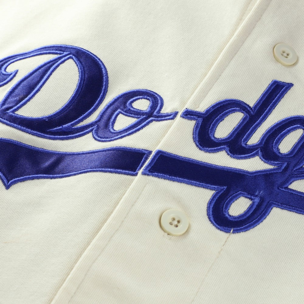 Los Angeles Dodgers Profile Big & Tall Two-Color Fashion Jersey - Cream/Royal - MLB Lifestyle