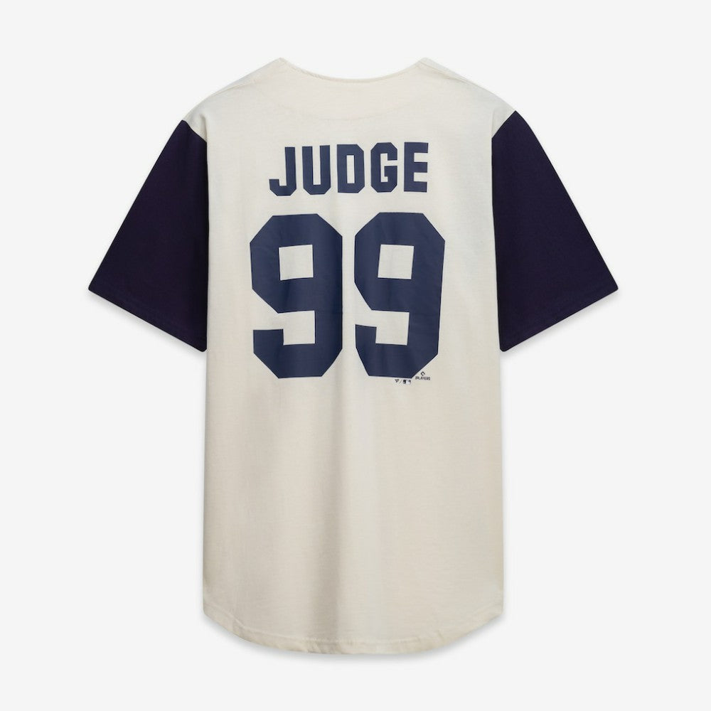New York Yankees Profile Big & Tall Two-Color Fashion Jersey - Cream/Navy - MLB Sale