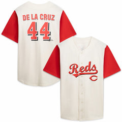 Cincinnati Reds Profile Big & Tall Two-Color Fashion Jersey - Cream/Red - MLB Online