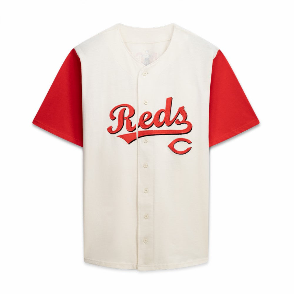 Cincinnati Reds Profile Big & Tall Two-Color Fashion Jersey - Cream/Red - MLB Online