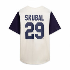 Detroit Tigers Profile Big & Tall Two-Color Fashion Jersey - Cream/Navy - MLB Lifestyle
