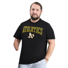 Athletics G-III Sports by Carl Banks Adaptive Classic Team Spirit T-Shirt - Black - MLB Discount