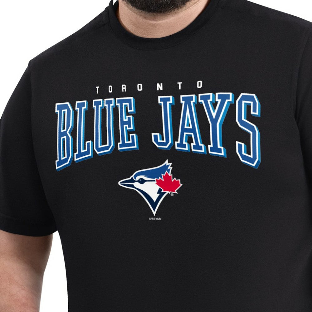 Toronto Blue Jays G-III Sports by Carl Banks Adaptive Classic Team Spirit T-Shirt - Black - MLB on Sale