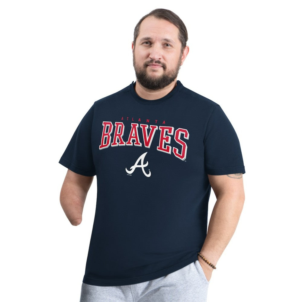 Atlanta Braves G-III Sports by Carl Banks Adaptive Classic Team Spirit T-Shirt - Navy - MLB Online
