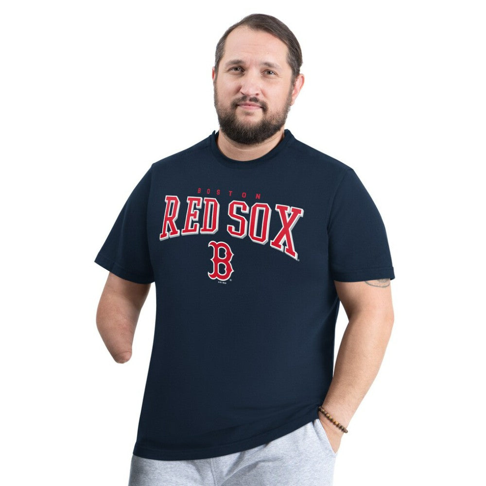 Boston Red Sox G-III Sports by Carl Banks Adaptive Classic Team Spirit T-Shirt - Navy - MLB Lifestyle