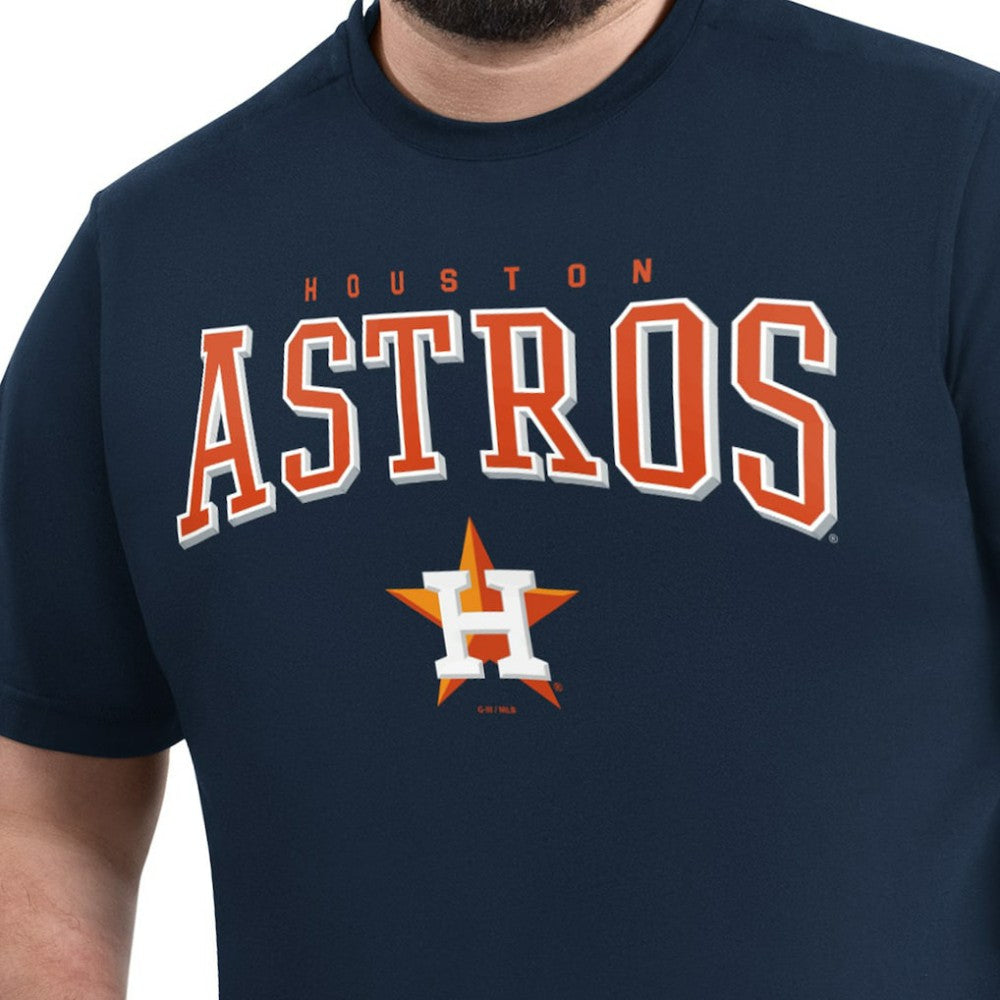 Houston Astros G-III Sports by Carl Banks Adaptive Classic Team Spirit T-Shirt - Navy - MLB on Sale
