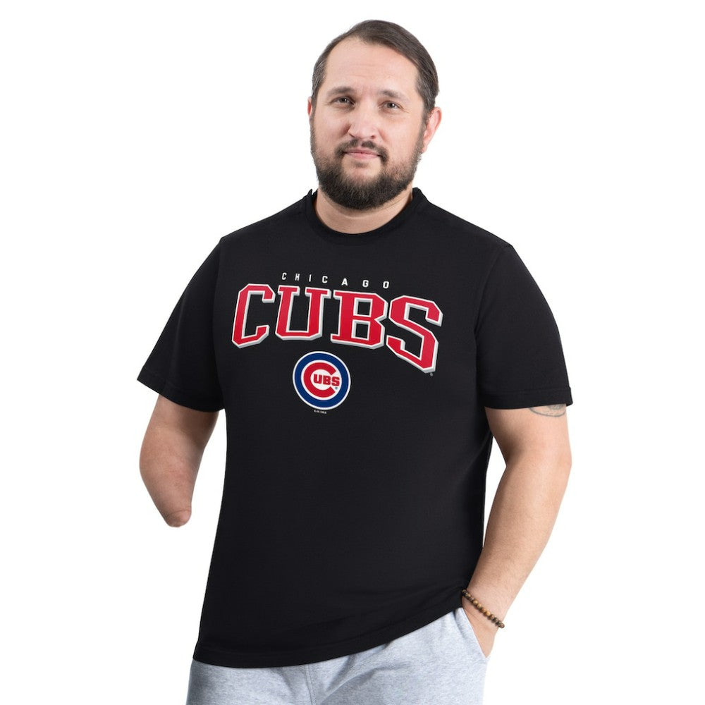 Chicago Cubs G-III Sports by Carl Banks Adaptive Classic Team Spirit T-Shirt - Black - MLB Online