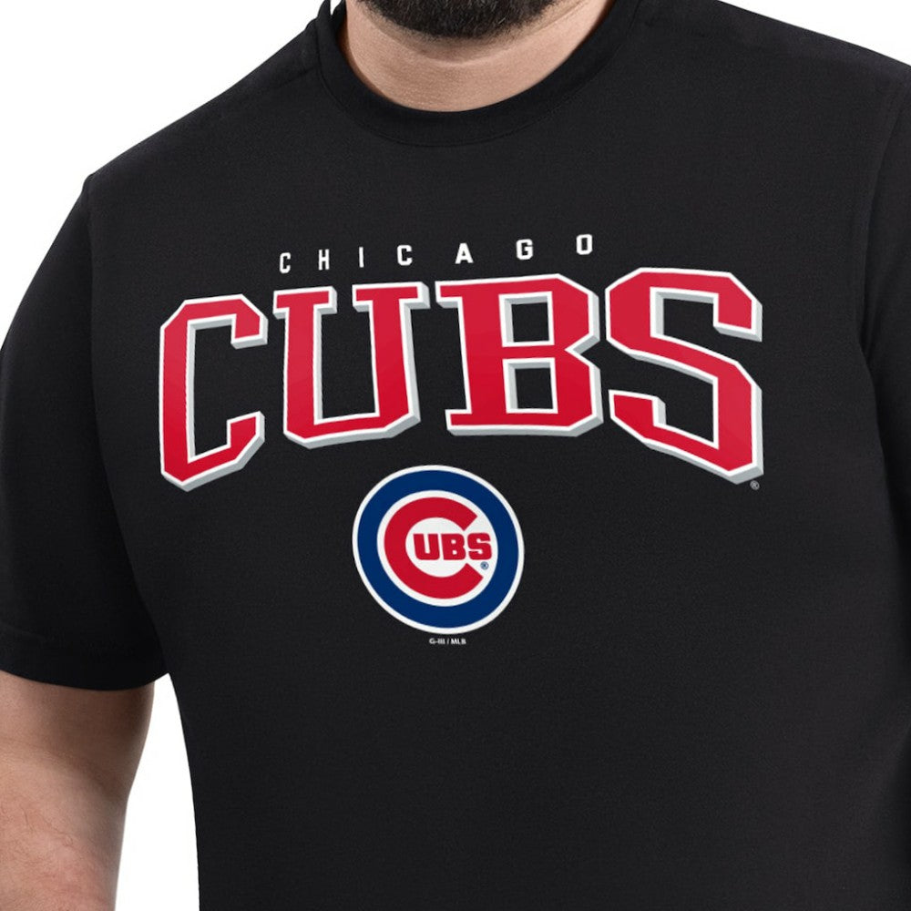 Chicago Cubs G-III Sports by Carl Banks Adaptive Classic Team Spirit T-Shirt - Black - MLB Online