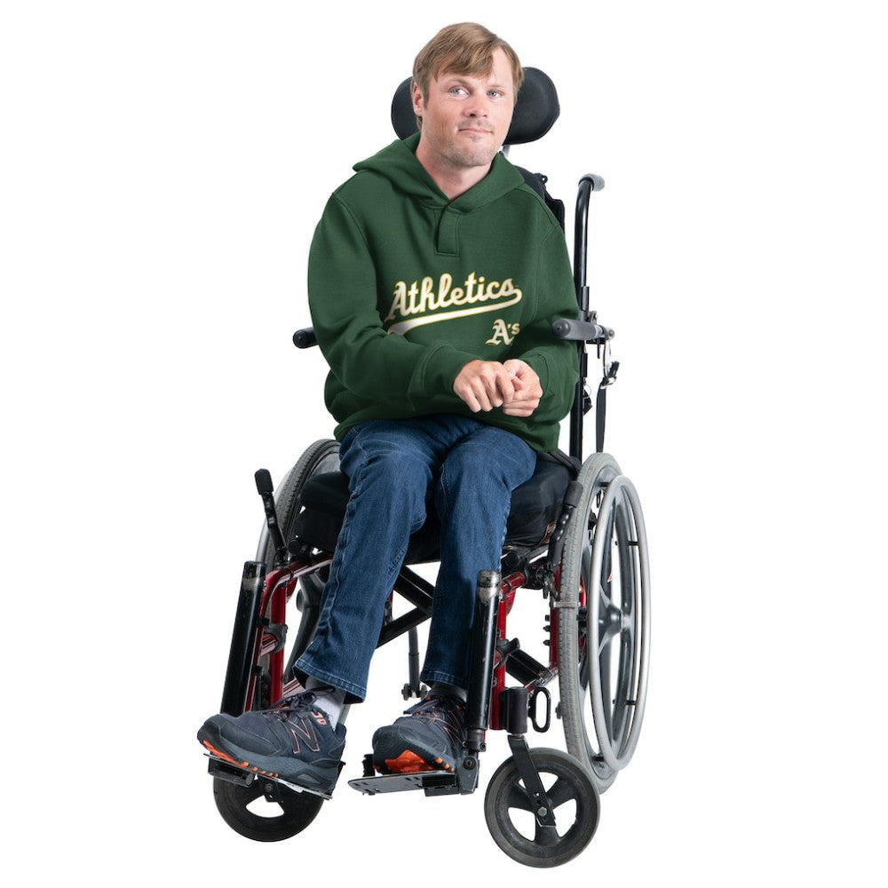 Athletics G-III Sports by Carl Banks Adaptive Lockup Fleece Hoodie - Green - MLB Lifestyle