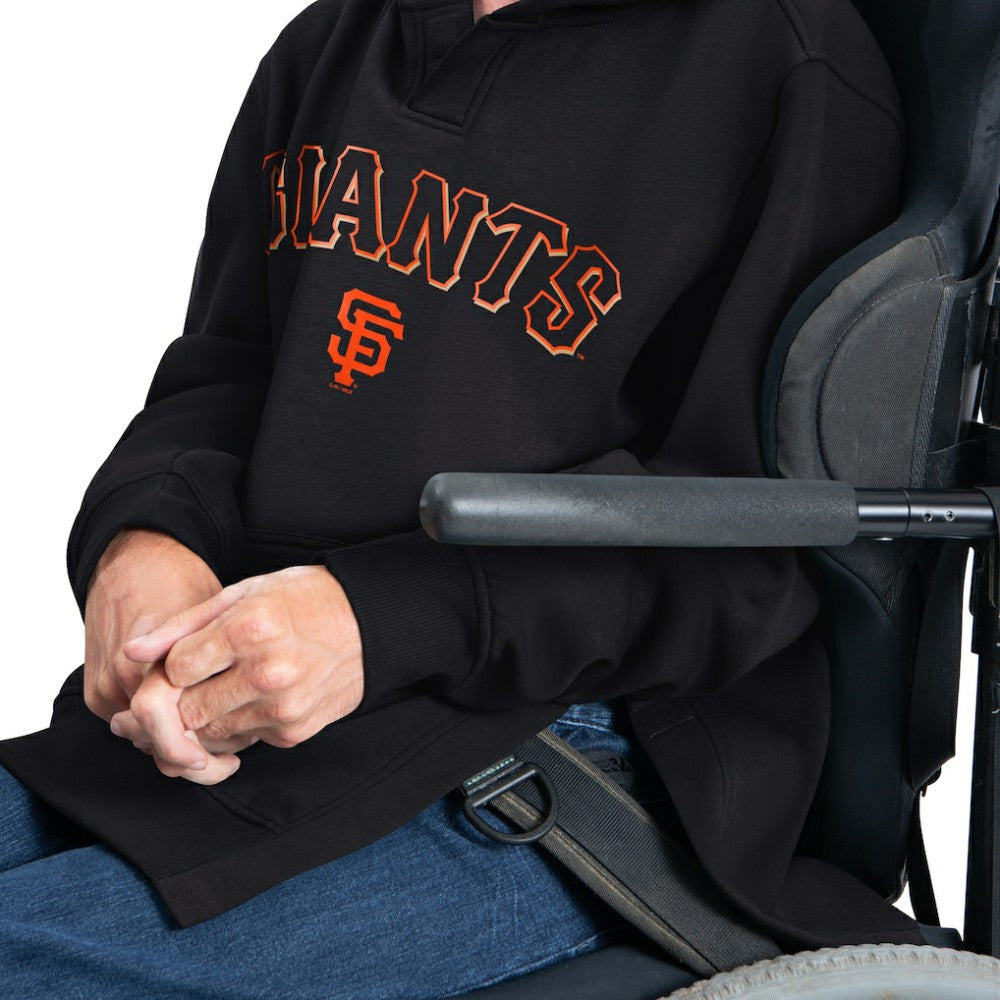 San Francisco Giants G-III Sports by Carl Banks Adaptive Lockup Fleece Hoodie - Black - MLB Discount