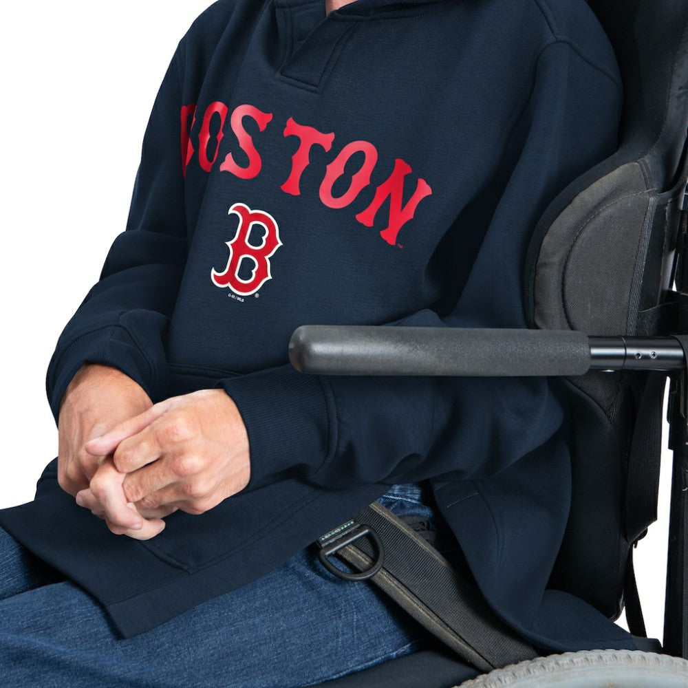 Boston Red Sox G-III Sports by Carl Banks Adaptive Lockup Fleece Hoodie - Navy - MLB Lifestyle