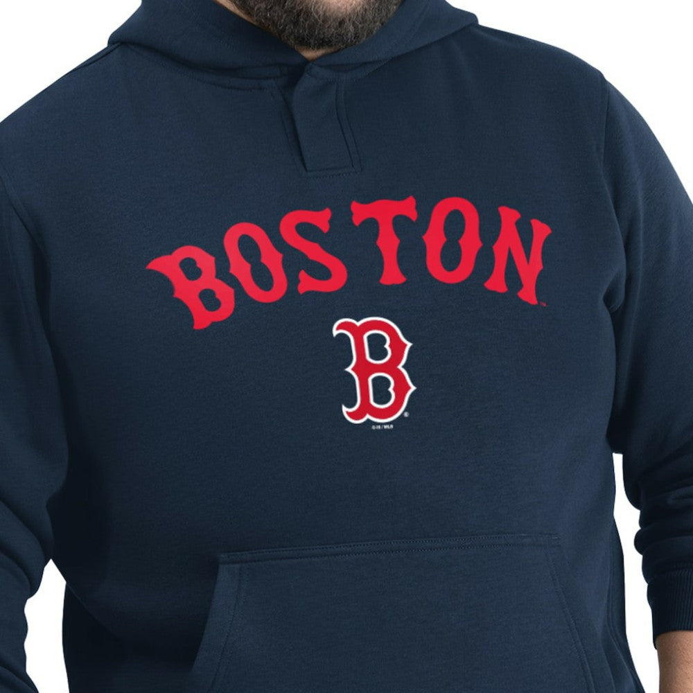 Boston Red Sox G-III Sports by Carl Banks Adaptive Lockup Fleece Hoodie - Navy - MLB Lifestyle