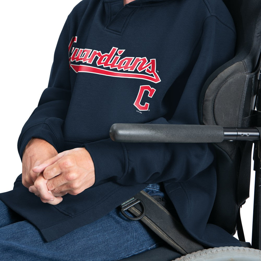 Cleveland Guardians G-III Sports by Carl Banks Adaptive Lockup Fleece Hoodie - Navy - MLB Discount