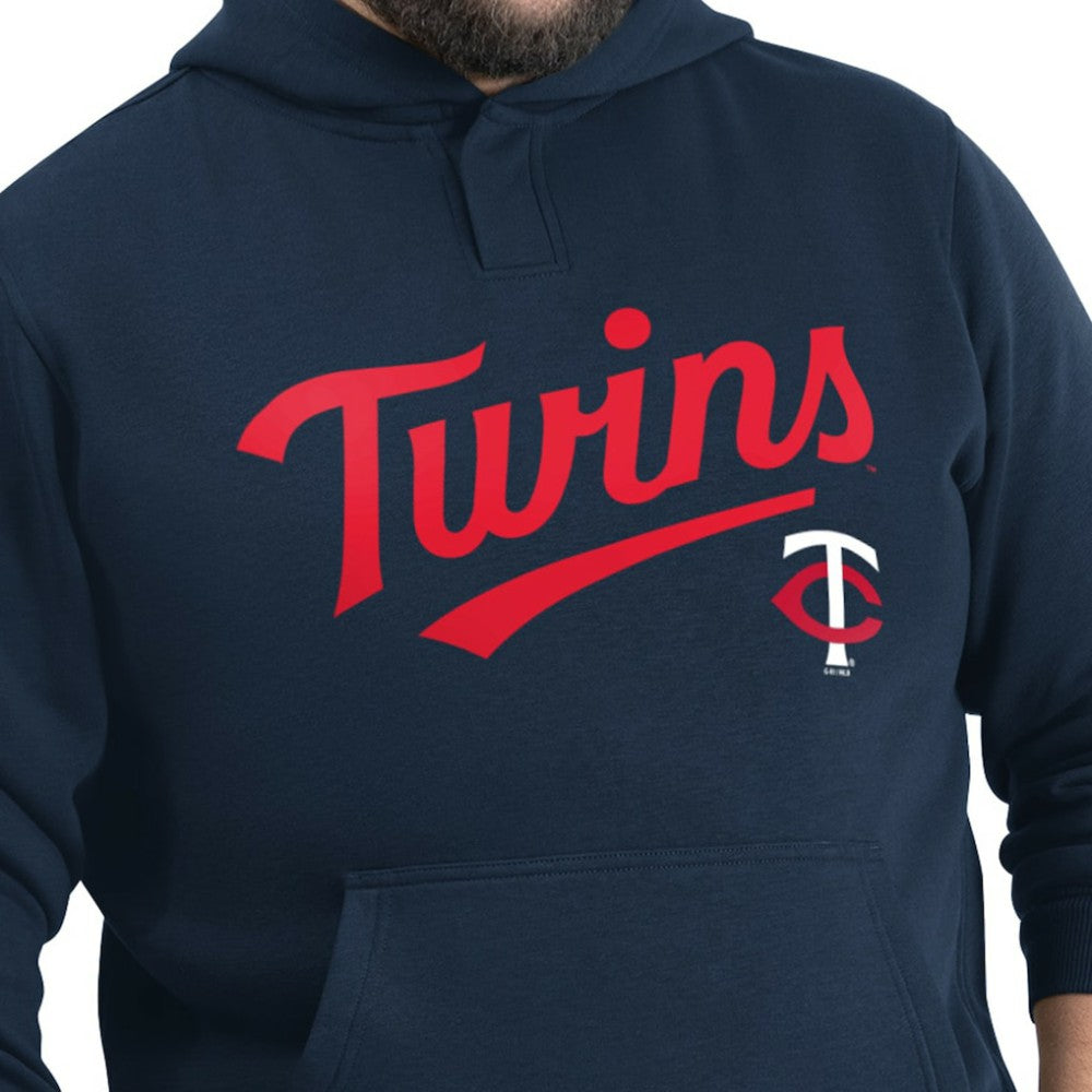 Minnesota Twins G-III Sports by Carl Banks Adaptive Lockup Fleece Hoodie - Navy - MLB Online
