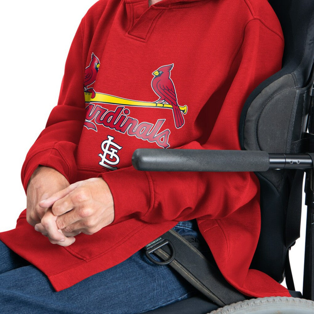 St. Louis Cardinals G-III Sports by Carl Banks Adaptive Lockup Fleece Hoodie - Red - MLB on Sale